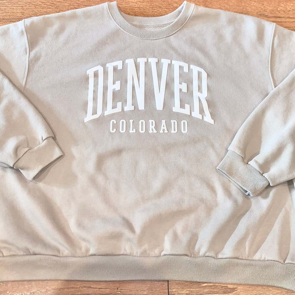 Denver Colorado Vintage Athletic Sports‎ Sweatshirt
